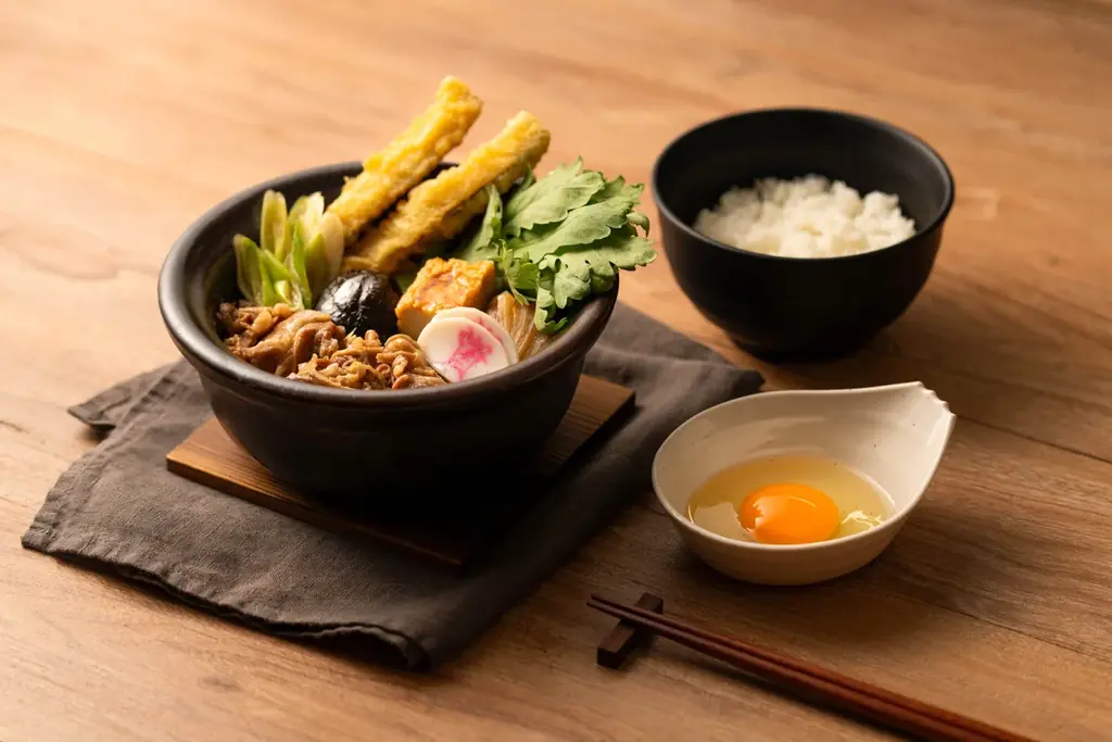 【資さんうどんの牛すき鍋復活！】12/11（木）～2年ぶりの復活！！「牛すき鍋うどん」が期間限定で登場！「資さんうどん」の代名詞「ごぼ天」が入りパワーアップした「牛すき鍋」を心ゆくまでご堪能下さい！ 画像 2