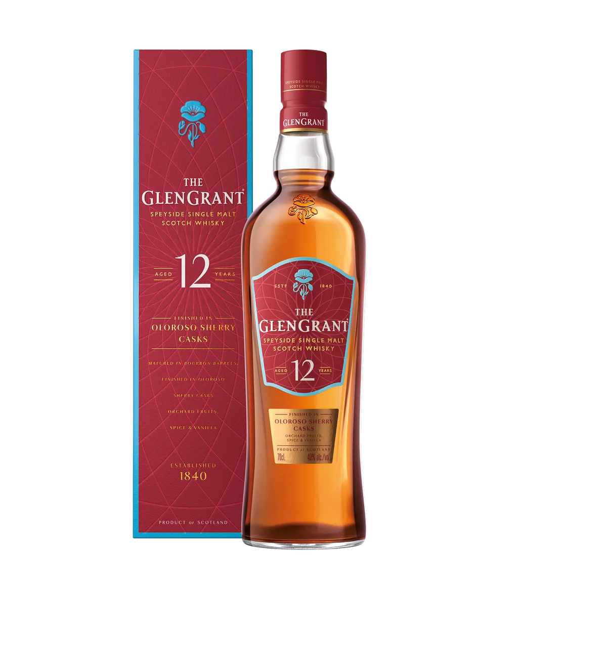 シングルモルトスコッチウイスキーの名門、グレングラントより数量限定にて「12年 シェリーカスクフィニッシュ」が登場 画像 2