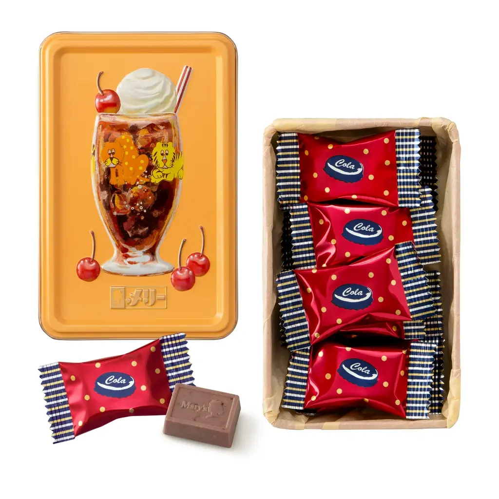 ご好評につき阪急うめだ本店バレンタイン催事での再販が決定！はじけるキャンディチョコレート。×アデリアレトロアソートメントミニ缶4種を阪急うめだ本店バレンタイン催事会場にて発売 画像 2