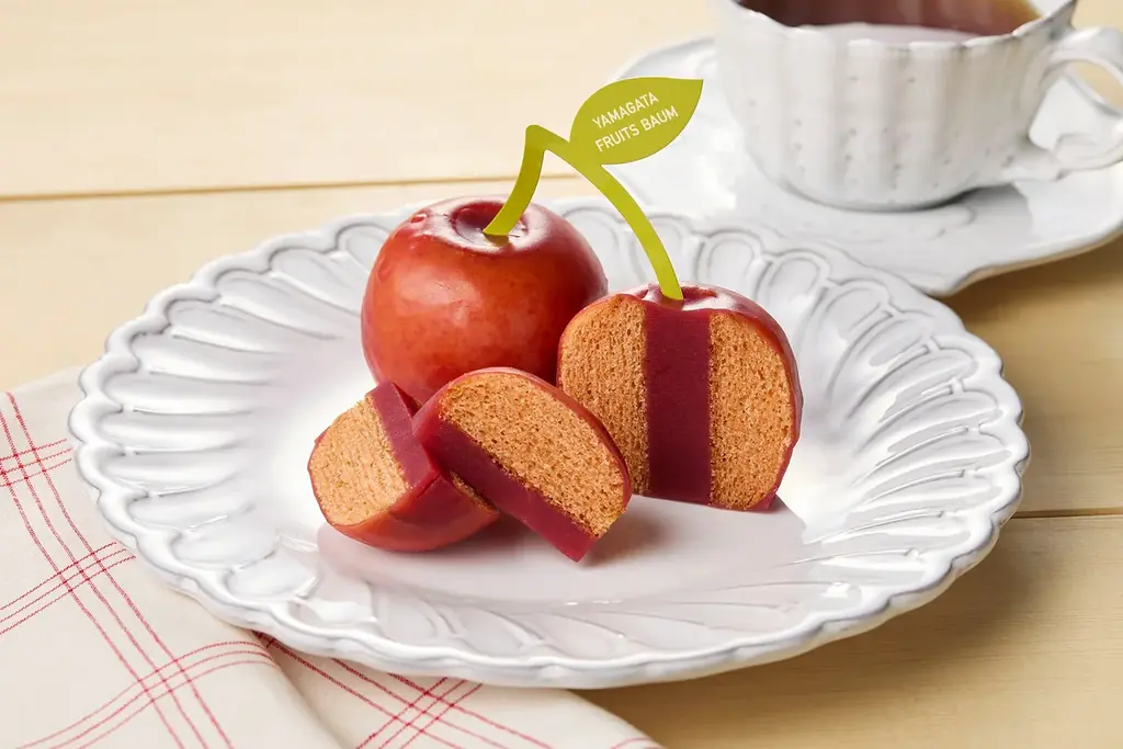 【山形県米沢市】ふるさと納税に“まるでさくらんぼ!?”なバウムクーヘンが数量限定で登場！ 画像 2