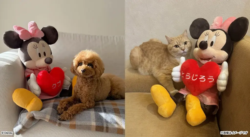 応募で当たる！名前刺繍入りミニーぬいぐるみ