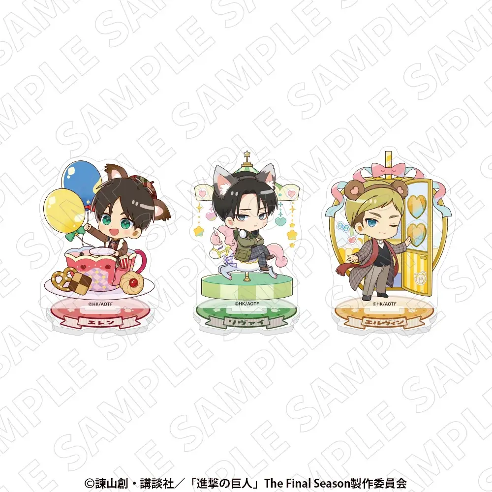 TVアニメ『進撃の巨人』の新規描き下ろしイラストを使用した新商品が登場！ 画像 8