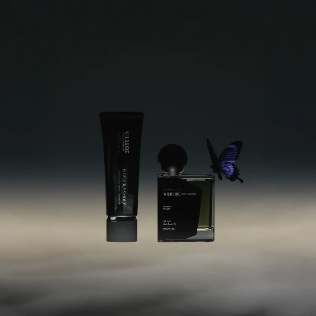 【WILDSIDE YOHJI YAMAMOTO×SINN PURETÉ】コラボアイテムが12/5(金)発売開始！特別な香りのヘア＆ボディオイルとハンドセラム「POWDER&SMOKE」が登場！ 画像 1