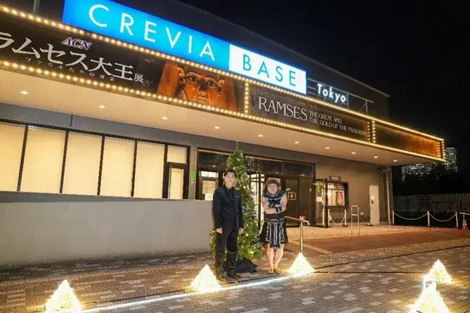 マユリカ、極寒の夜空の下、ファラオの姿で降臨！ACNラムセス大王展　ナイトミュージアム＆キャンペーン開催記念PR発表会を実施 画像 4