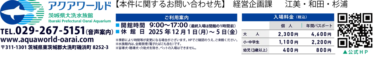 ２夜限定 アクアワールド・大洗で過ごす聖なる夜。NIGHT AQUAWORLD特別版 “クリスマスナイト”開催 画像 10