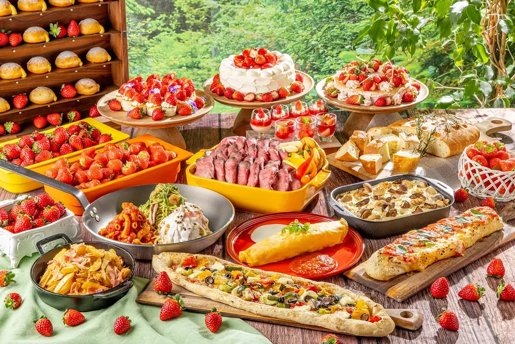 【インターナショナルガーデンホテル成田】「旬のいちごと生パスタを楽しむイタリアンビュッフェ」1月1日スタート 画像 1