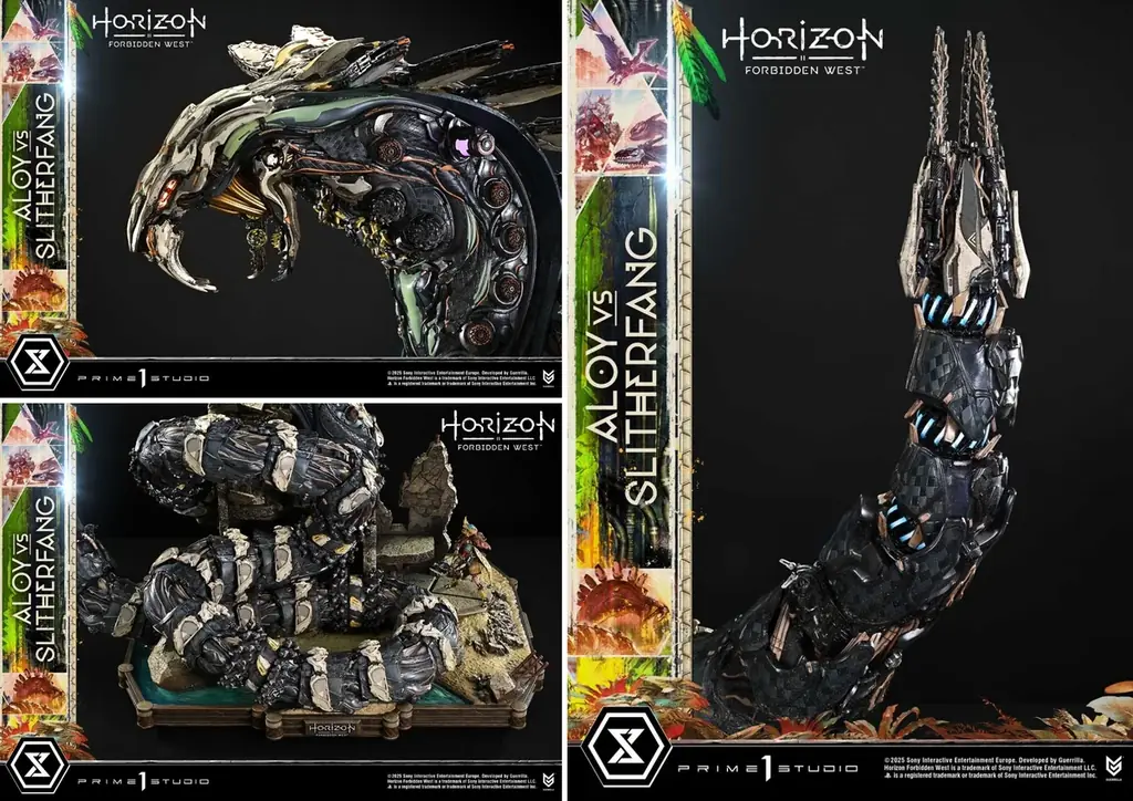 アーロイ VS スリザーファング！『ホライゾンフォビドゥンウェスト』の激闘をジオラマ化 画像 8