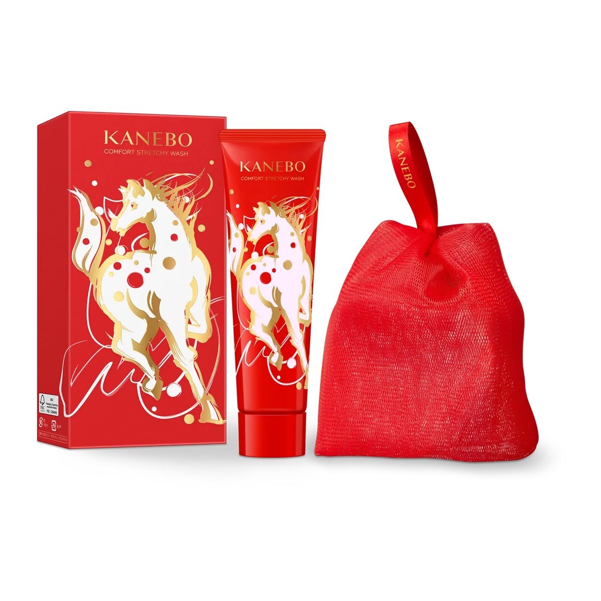 2026年の干支「馬」を、飛躍の一年を願うシンボルとして表現。2026年新春限定デザインの抱水美容液洗顔を発売 画像 2