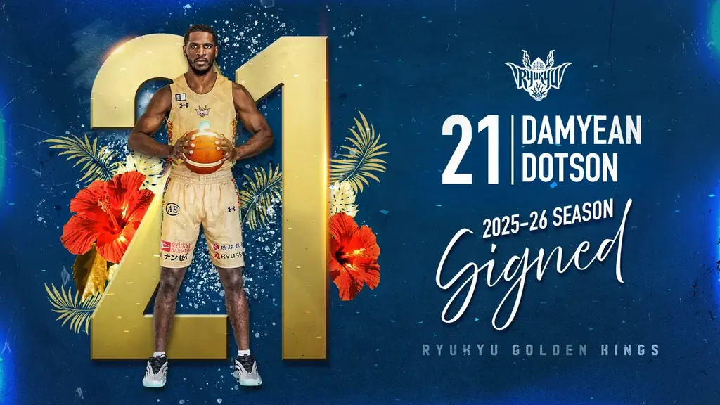 #21 デイミアン・ドットソン選手 契約のお知らせ 画像 1