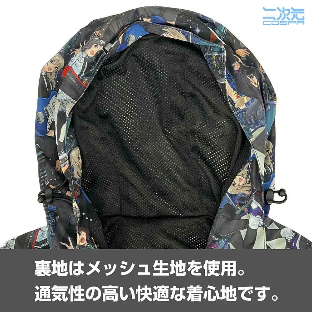 アニメ『ガールズバンドクライ』数量限定グッズ12/11(木)18:00予約開始！二次元コスパより「フルグラフィックシェルジャケット」が登場【株式会社コスパ】 画像 4