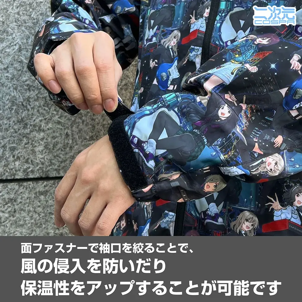 アニメ『ガールズバンドクライ』数量限定グッズ12/11(木)18:00予約開始！二次元コスパより「フルグラフィックシェルジャケット」が登場【株式会社コスパ】 画像 5