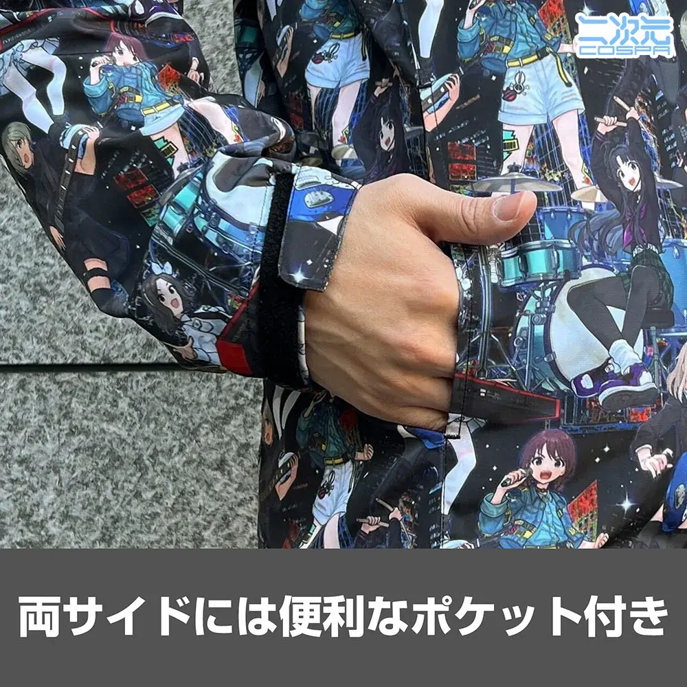アニメ『ガールズバンドクライ』数量限定グッズ12/11(木)18:00予約開始！二次元コスパより「フルグラフィックシェルジャケット」が登場【株式会社コスパ】 画像 6
