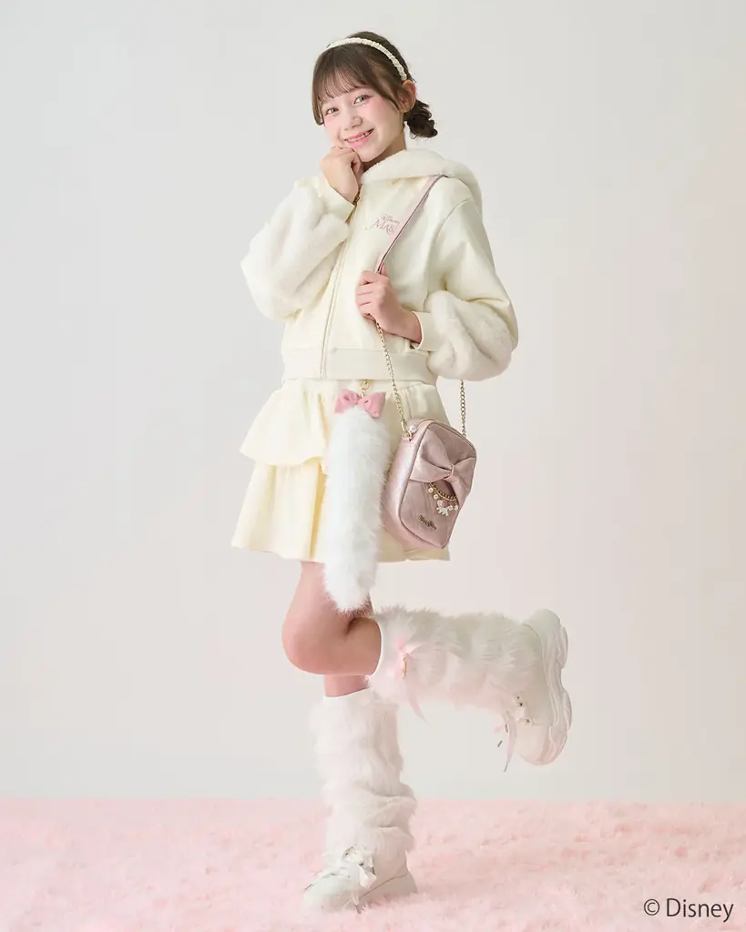 mezzo piano junior（メゾ ピアノ ジュニア）から、Disney『おしゃれキャット』に登場する「マリー」のとびきりキュートなコレクションが2025年12月6日(土)発売 画像 5