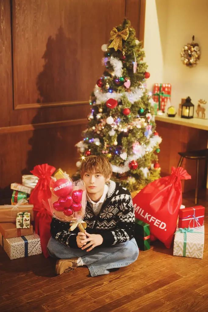 【MILKFED.（ミルクフェド）】女優・齊藤なぎさとアーティスト・髙松アロハ（超特急）が、30周年のホリデイシーズンをお祝い！ 画像 6