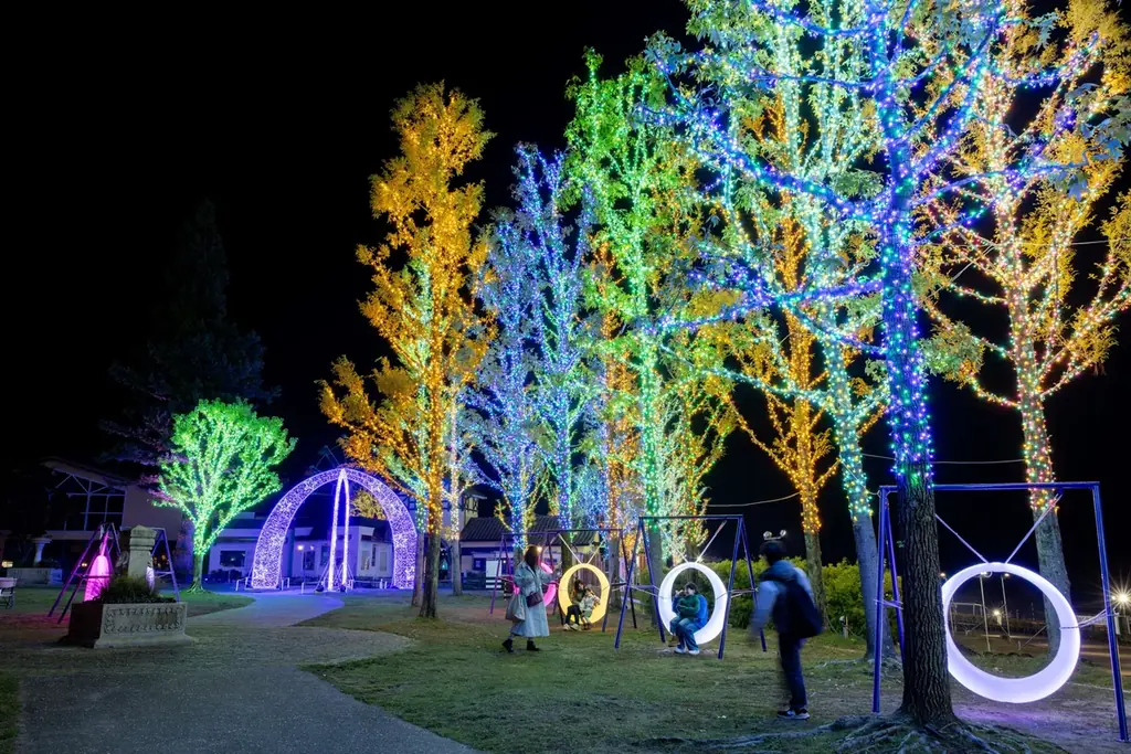 【15,000人突破】約100万球が灯るイルミネーション【ハーベストの丘 画像 10