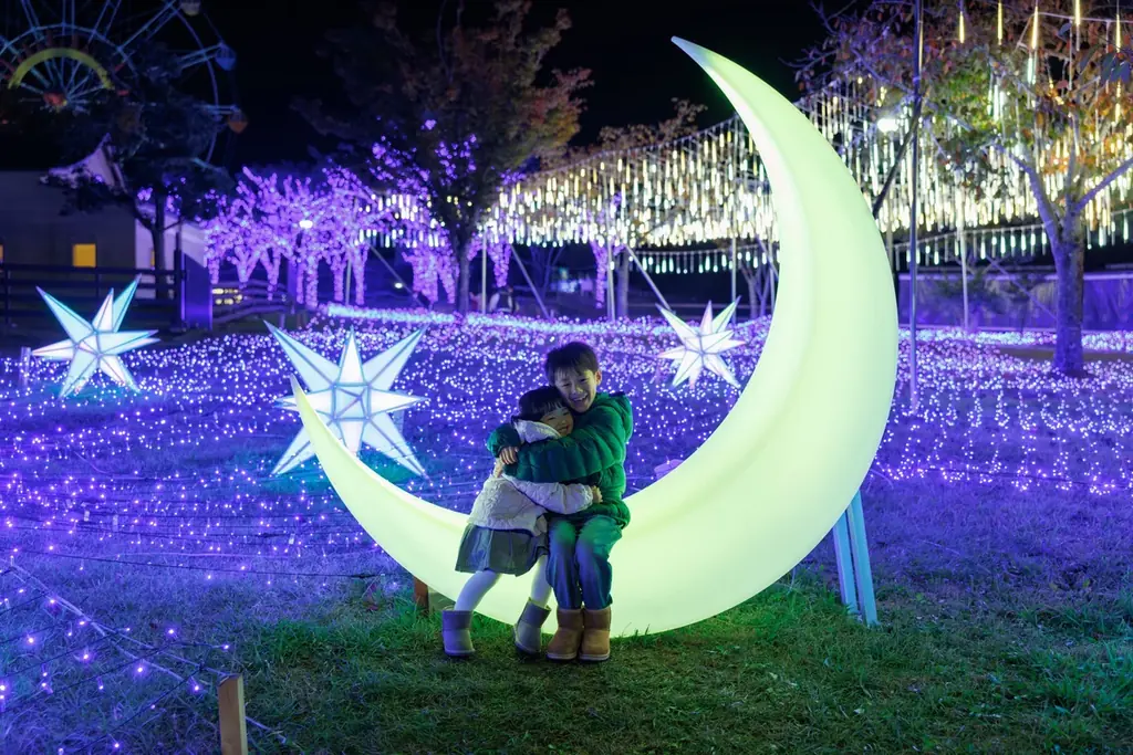 【15,000人突破】約100万球が灯るイルミネーション【ハーベストの丘 画像 20
