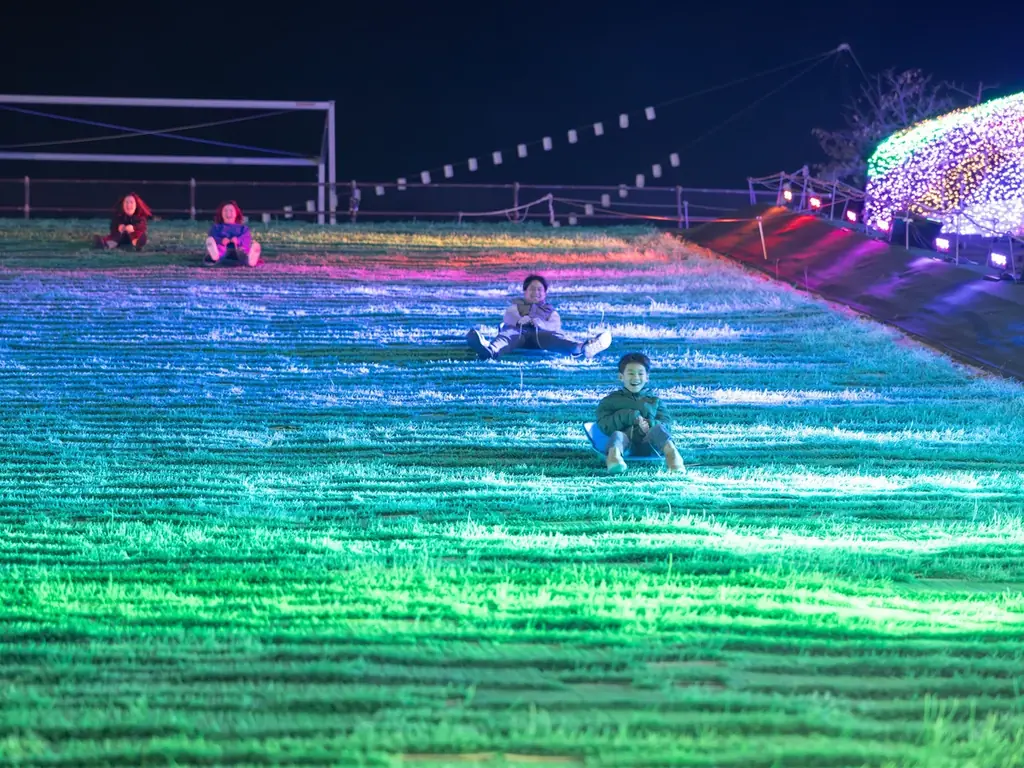 【15,000人突破】約100万球が灯るイルミネーション【ハーベストの丘 画像 25