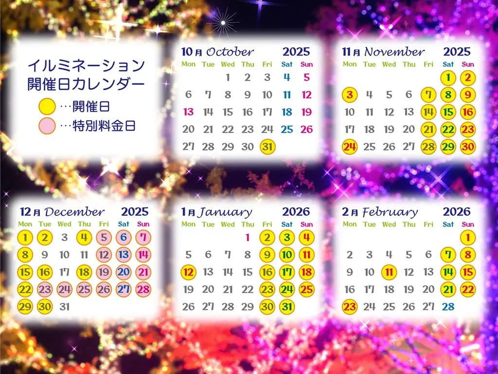 【15,000人突破】約100万球が灯るイルミネーション【ハーベストの丘 画像 30