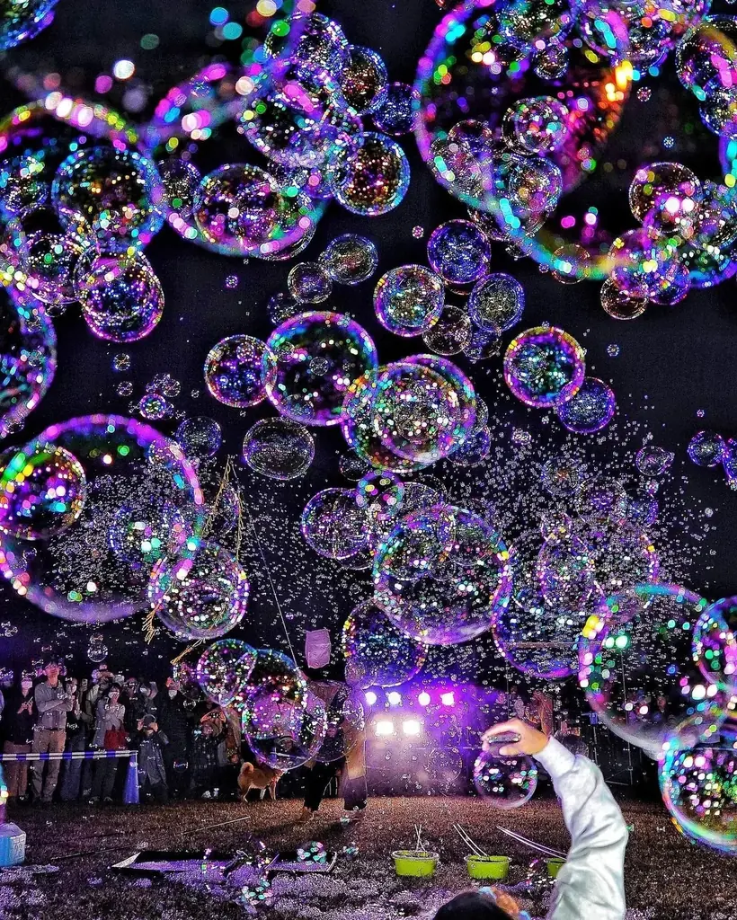 【15,000人突破】約100万球が灯るイルミネーション【ハーベストの丘 画像 6