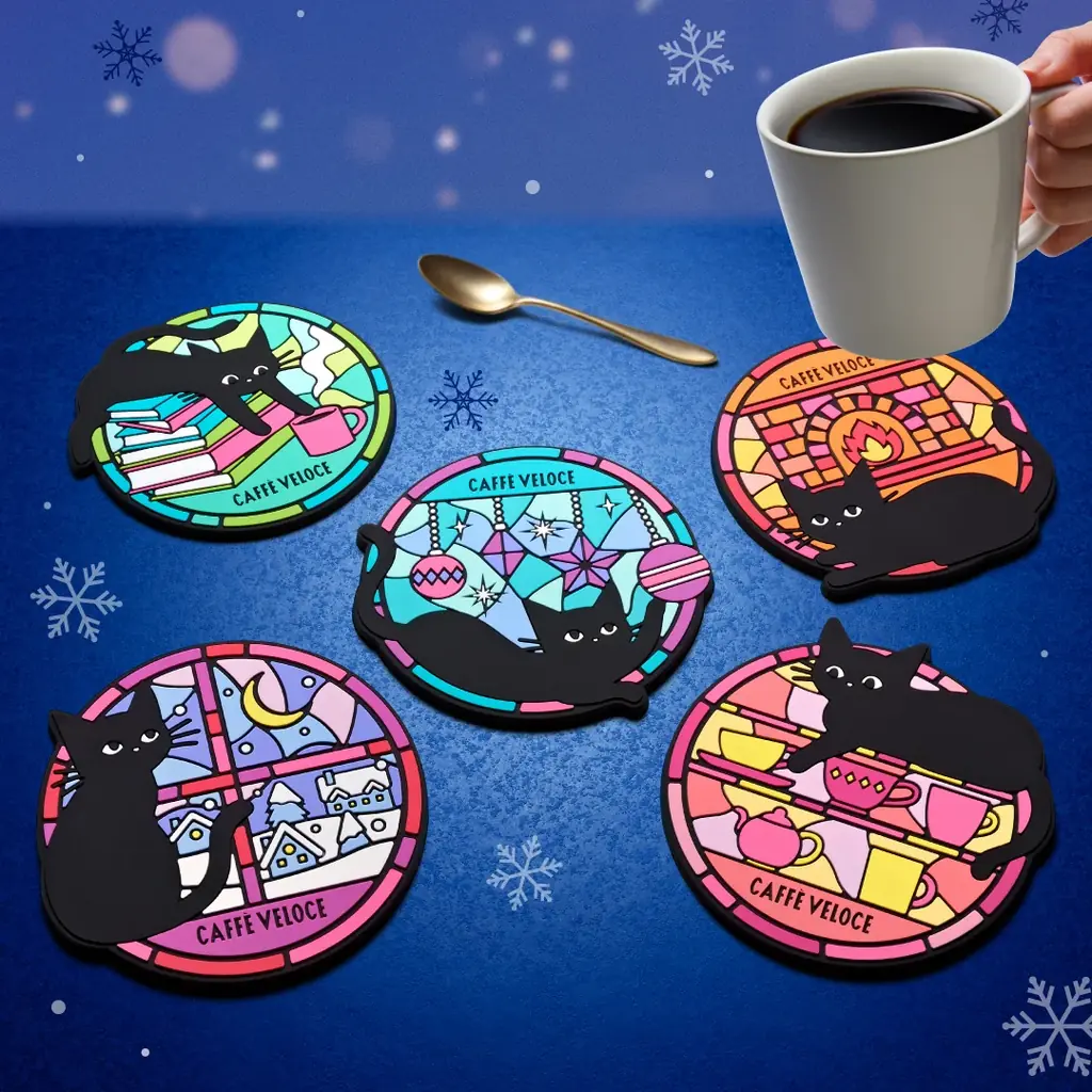 12月18日開始、カフェ・ベローチェで黒ねこグッズ配布