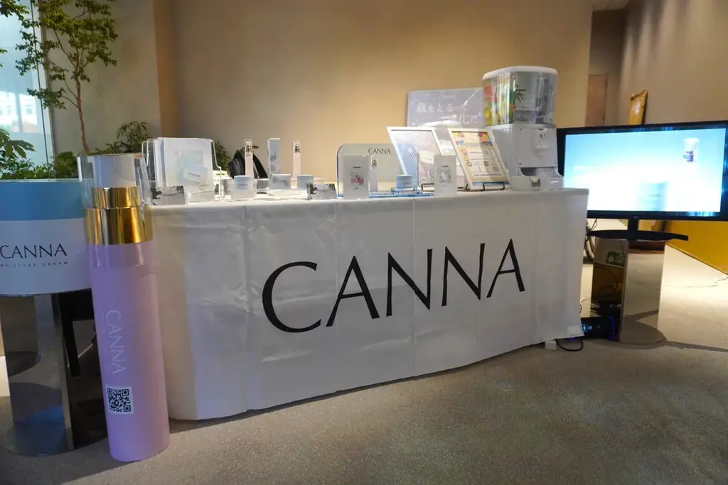 CANNAが初出店 新宿でCBDスキンケア体験