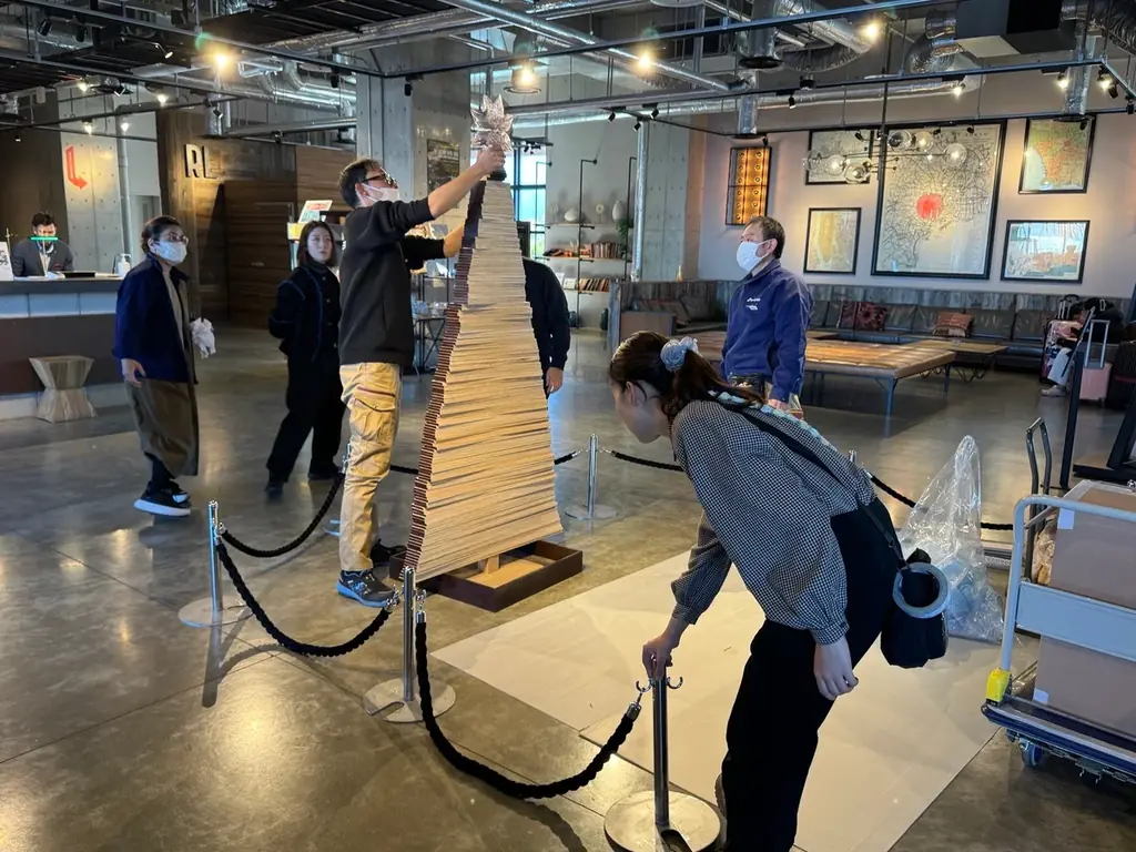 【川崎キングスカイフロント東急REIホテル】サステナブルなクリスマスツリーが登場！ 画像 4