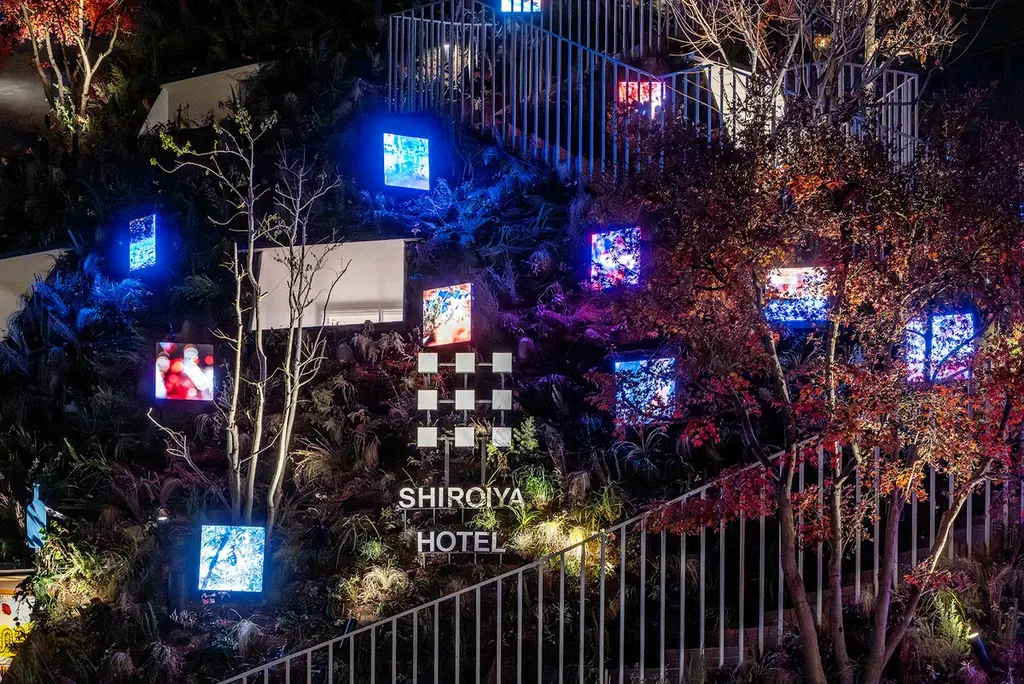 白井屋ホテル　開業5周年記念イベント「蜷川実花 with EiM at SHIROIYA」白井屋ホテルアートイルミネーショ2025 《Pulse of Lives》開催中 画像 2