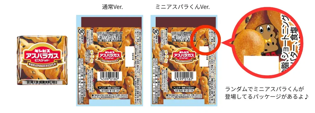 夢のコラボが実現！ギンビス×チロルチョコ♪「チロルチョコ＜アスパラガスビスケット＞」 画像 3
