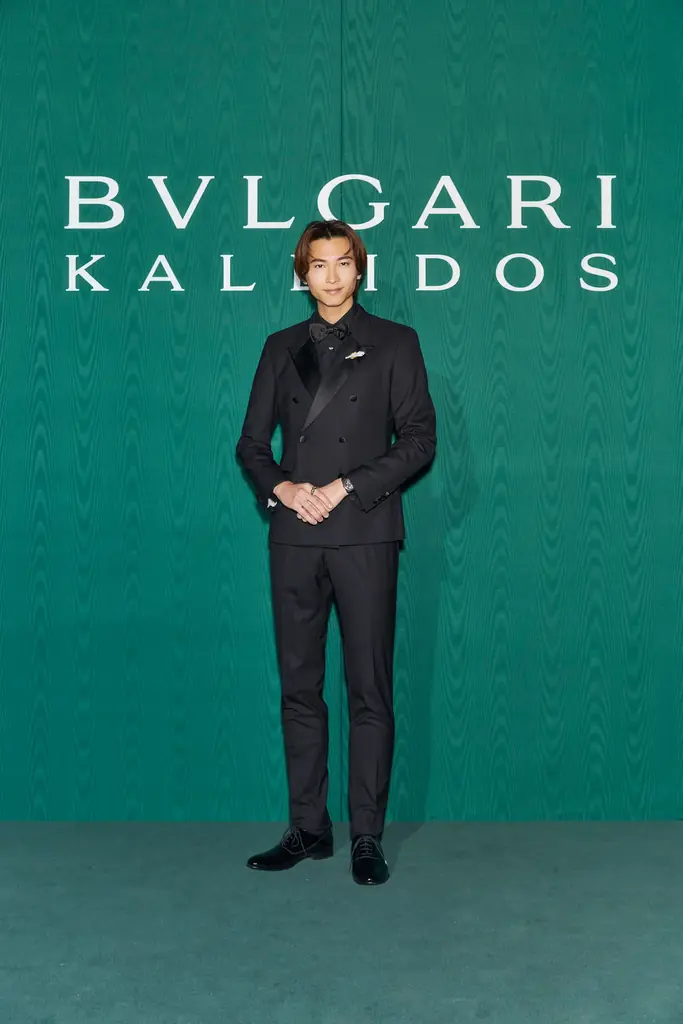 ブルガリの展覧会「ブルガリ カレイドス 色彩・文化・技巧」を祝したガラ ディナーに庄司浩平が登場 画像 1