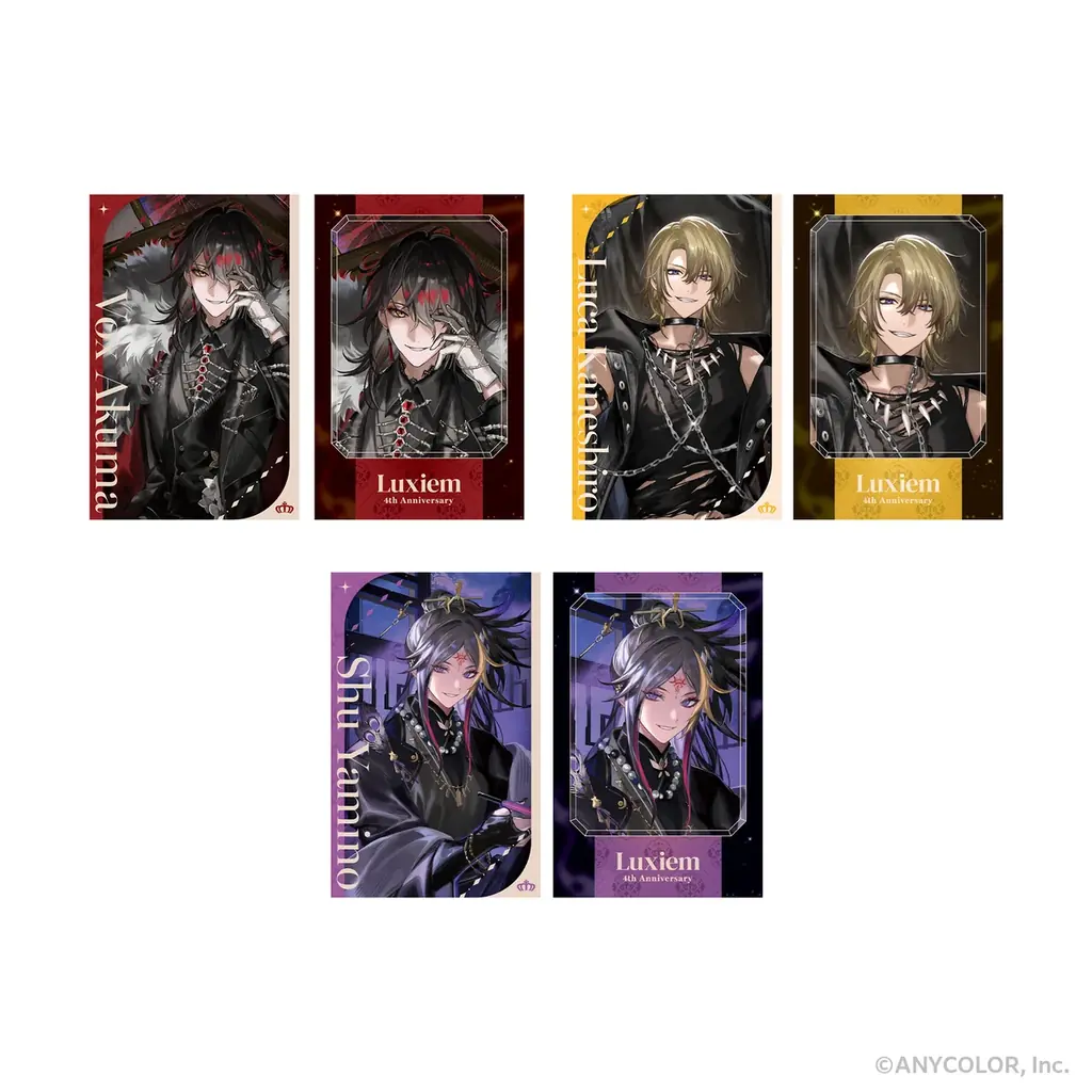 「NIJISANJI EN」に所属する「Luxiem（ルクシム）」の4周年を記念したオリジナルグッズが全世界で発売決定！12月16日より予約受付開始 画像 4