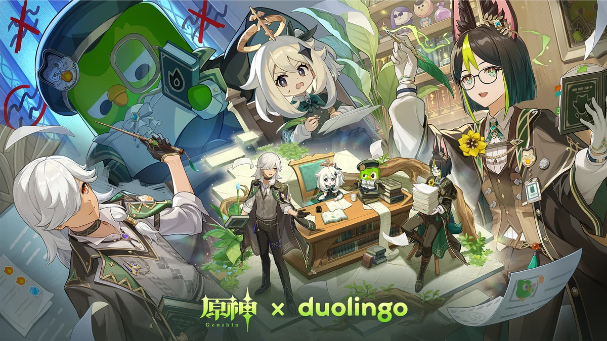 原神×Duolingo3日クエスト