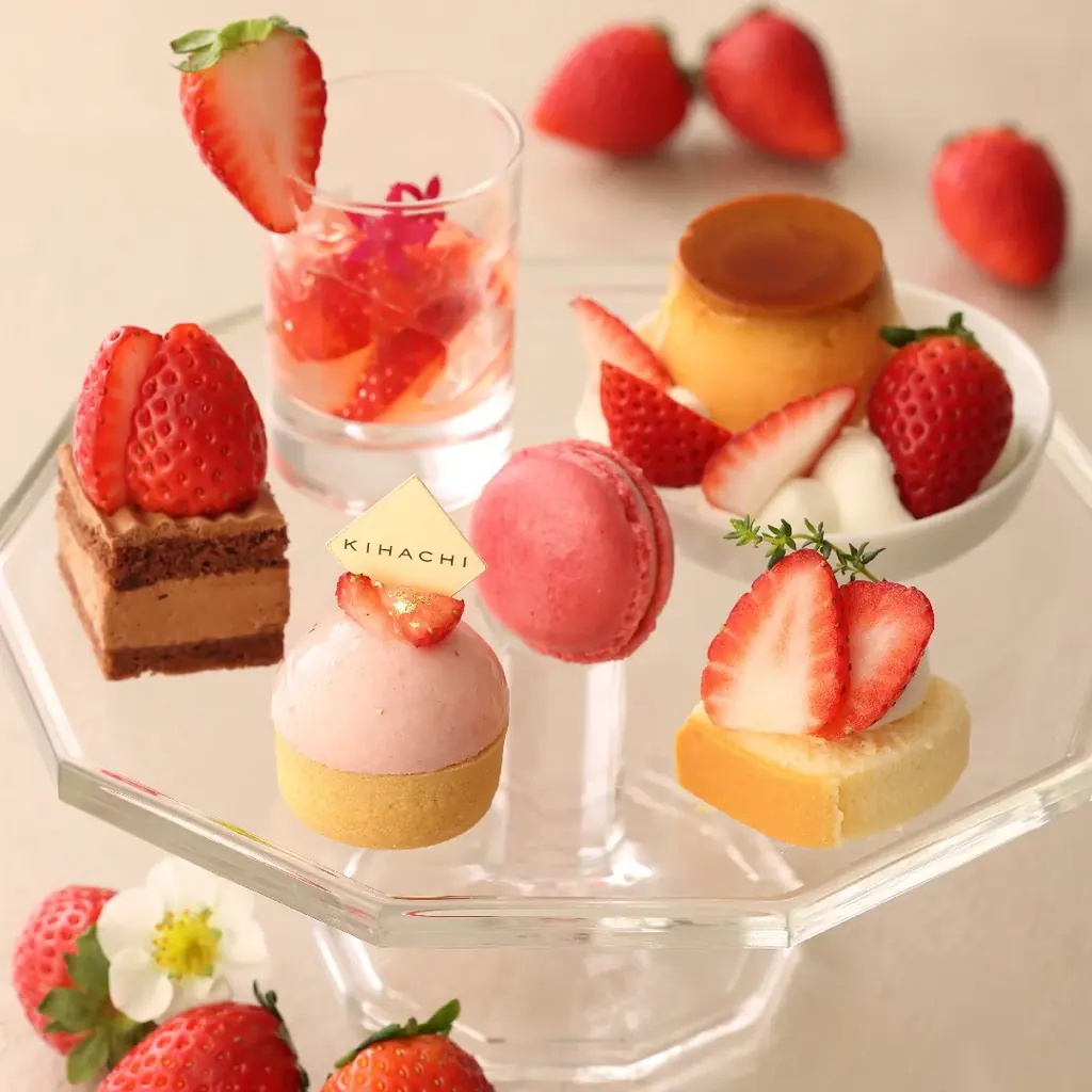 【キハチ 青山本店】苺が美味しい季節だけ！キハチを代表する「ナポレオンパイ」と旬の苺ふんだんに盛り込んだアフタヌーンティーが「いちごさん」を主役に新登場 画像 3