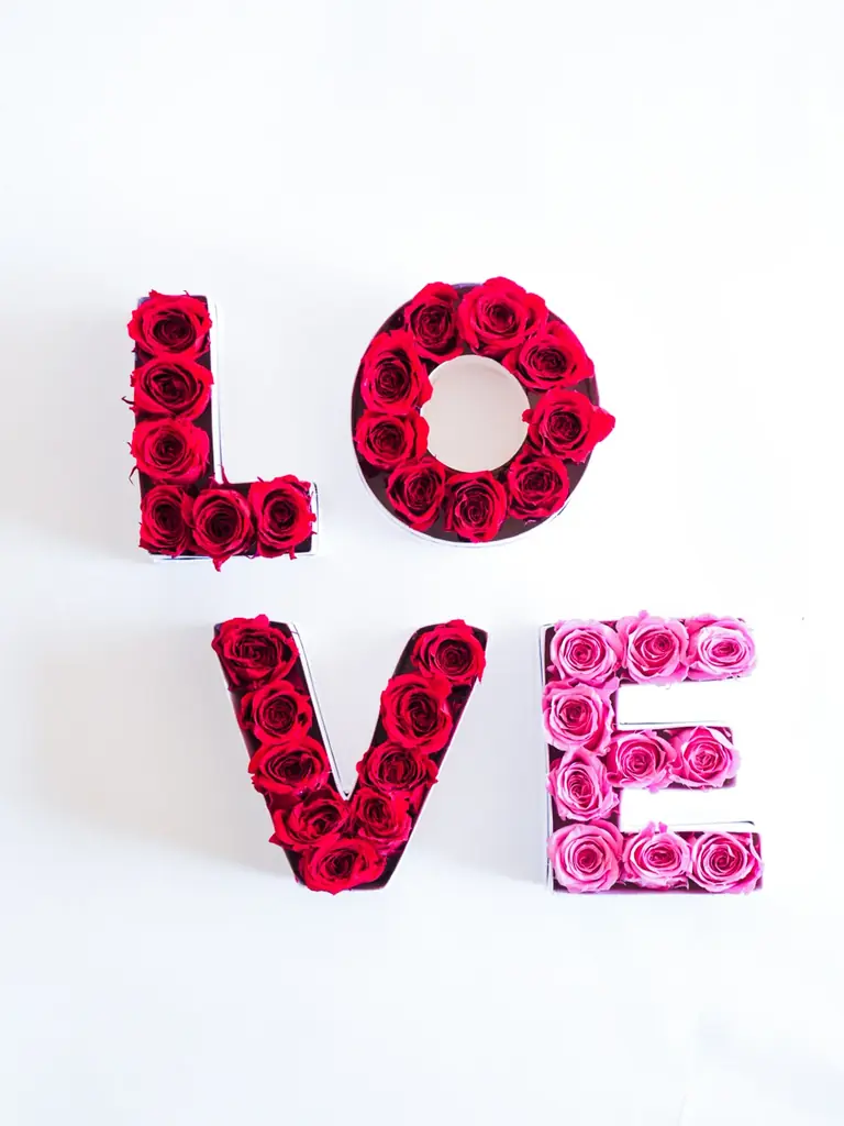 世界にひとつの言葉をバラで。27種類の文字型フラワーボックス「アルファベットローズ」発売 画像 3