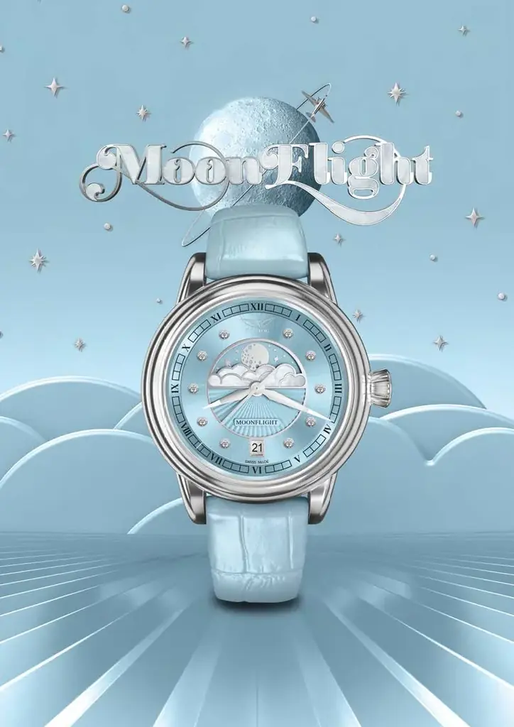 AVIATORの新作ムーンフェイズ「MoonFlight Diamonds」登場