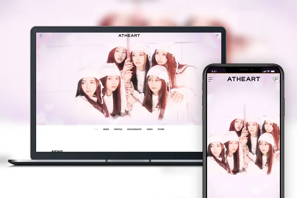 GLOBAL K-Pop企業 TITAN CONTENT 初のアーティストAtHeart 「Bitfan」にて日本公式サイトを正式オープン！ 画像 1