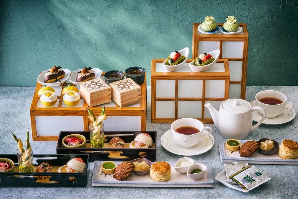【ホテルオークラ東京ベイ】和紅茶や抹茶、ほうじ茶など和モダンがテーマのアフタヌーンティーを2026年1月に提供 画像 1