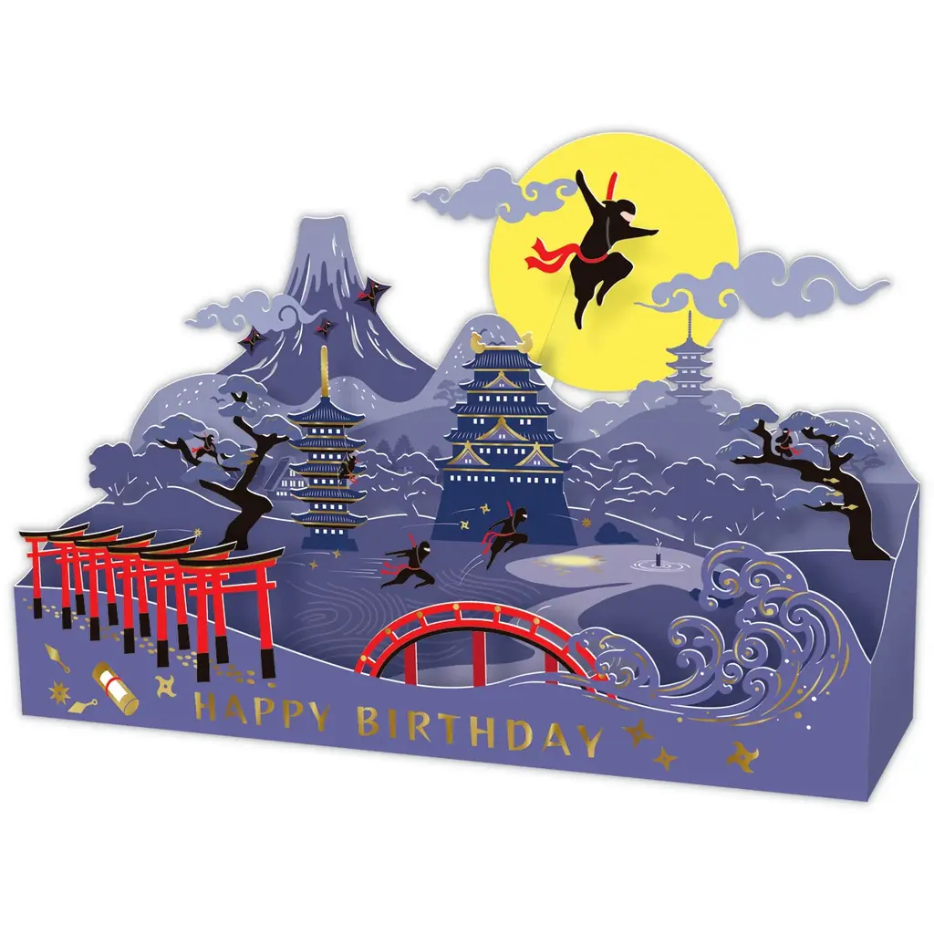 “小さな日本”を立体カードでお土産に！ 忍者や富士山、盆栽など日本の魅力をぎゅっと詰め込んだ、インバウンド向けカードシリーズ「ハローニッポン」新登場 画像 7