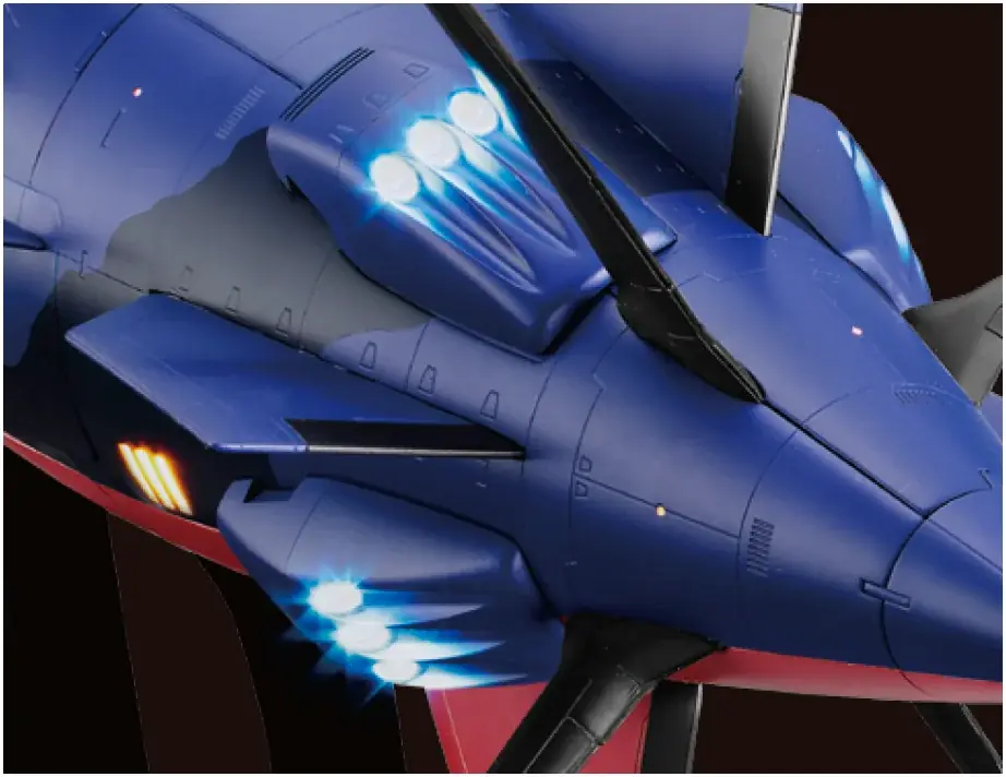 キャプテンハーロックと双璧をなす女海賊エメラルダスの宇宙海賊船、ついに大迫力モデルで登場！『クイーン・エメラルダス号 ダイキャストギミックモデルをつくる』2026年1月28日（水）発売 画像 12