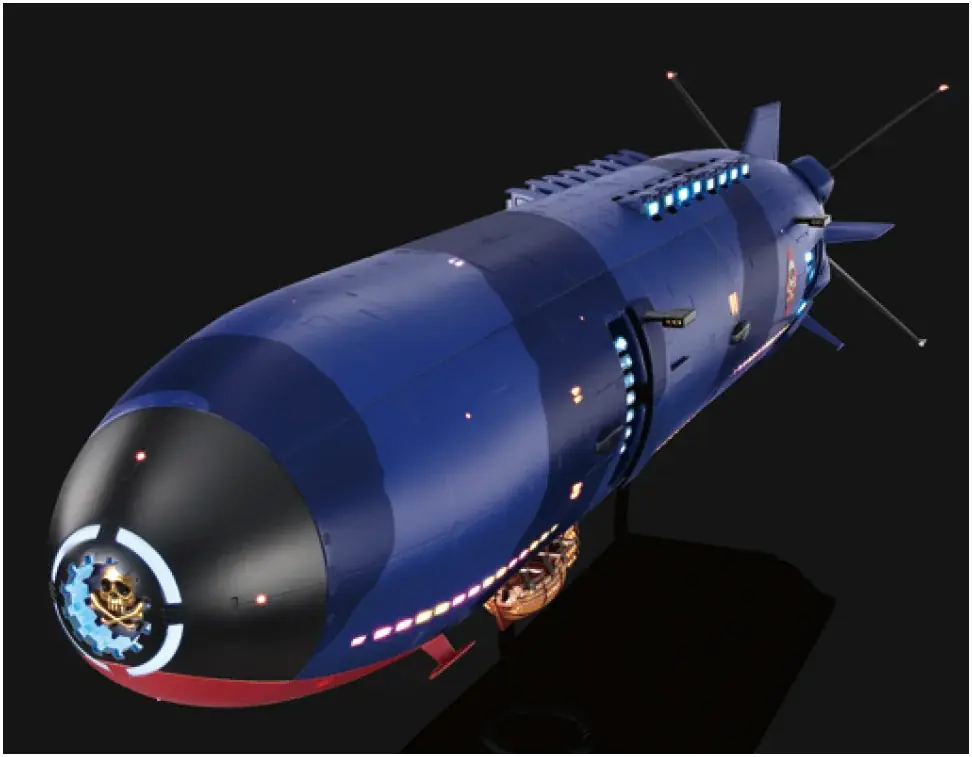 キャプテンハーロックと双璧をなす女海賊エメラルダスの宇宙海賊船、ついに大迫力モデルで登場！『クイーン・エメラルダス号 ダイキャストギミックモデルをつくる』2026年1月28日（水）発売 画像 13