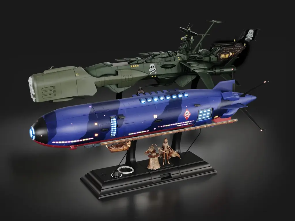 キャプテンハーロックと双璧をなす女海賊エメラルダスの宇宙海賊船、ついに大迫力モデルで登場！『クイーン・エメラルダス号 ダイキャストギミックモデルをつくる』2026年1月28日（水）発売 画像 2