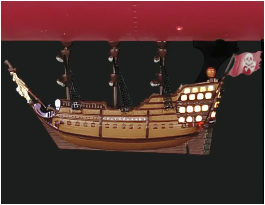 キャプテンハーロックと双璧をなす女海賊エメラルダスの宇宙海賊船、ついに大迫力モデルで登場！『クイーン・エメラルダス号 ダイキャストギミックモデルをつくる』2026年1月28日（水）発売 画像 5