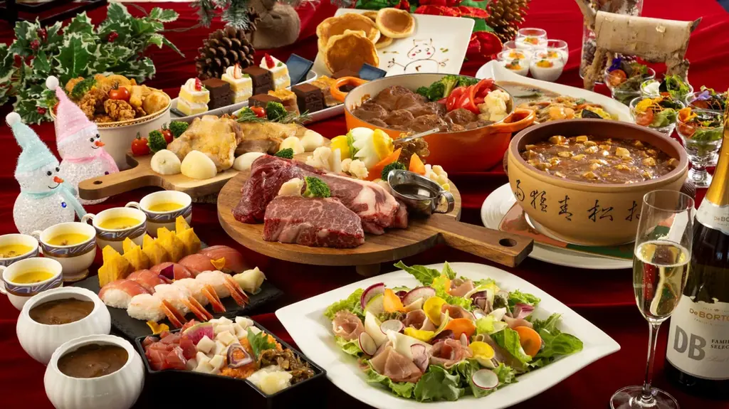 【 釧路プリンスホテル】ホテル館内にて「クリスマス装飾2025」を実施　—装飾・ランチブッフェ・ディナー・ケーキで特別な季節を演出 —　2025年12月25日（木）まで 画像 3