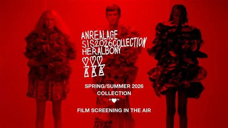 12月14日お台場でANREALAGE×HERALBONYの空中ファッション上映会