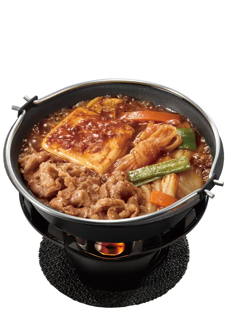 【すき家】4種の醤(ジャン)で濃厚コク辛！牛肉と豆腐で食べ応え抜群！鍋商品の第2弾「牛・旨辛豆腐鍋定食」を発売 画像 4