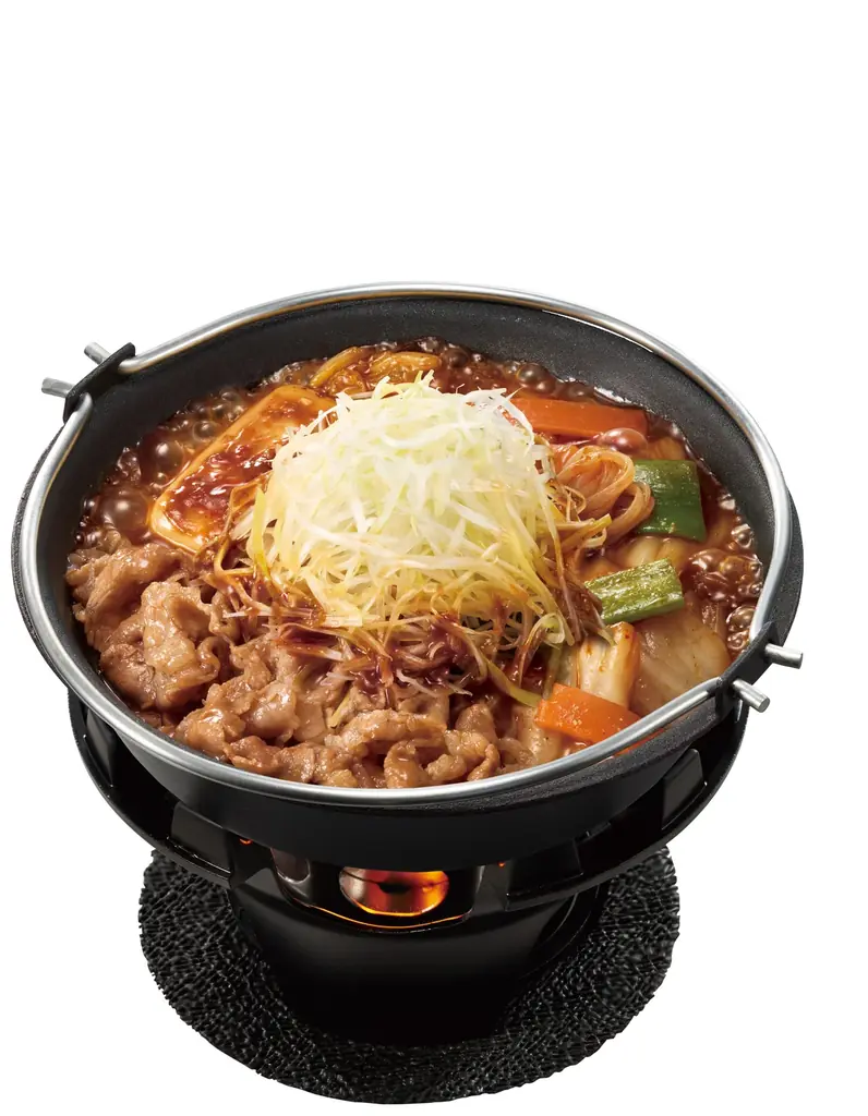 【すき家】4種の醤(ジャン)で濃厚コク辛！牛肉と豆腐で食べ応え抜群！鍋商品の第2弾「牛・旨辛豆腐鍋定食」を発売 画像 5