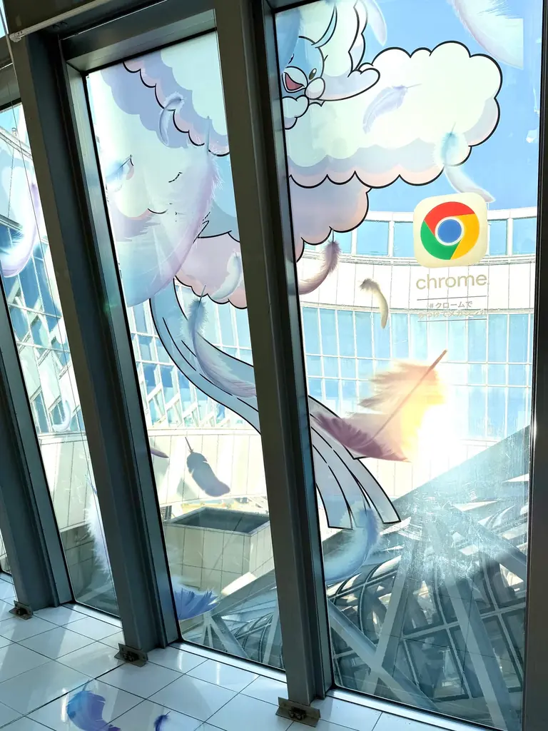 梅田スカイビル・空中庭園展望台にメガチルタリスが！?　『Google Chrome』×『Pokémon LEGENDS Z-A』 「＃クロームでみつけてメガシンカ」キャンペーン 画像 1