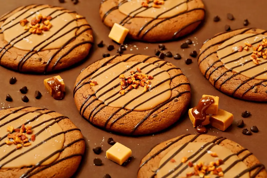 【バレンタイン新商品】甘いチョコ×香ばしいキャラメルを楽しめる新フレーバー『ねこねこ食パン ショコラキャラメル』が新登場！とろっとキャラメルソースが溢れる「GUILTY’S」の新作クッキーも限定発売 画像 5