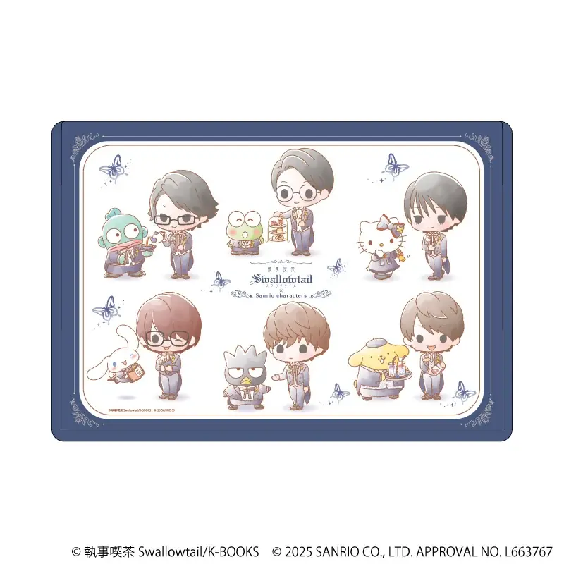 「執事喫茶スワロウテイル×サンリオキャラクターズ」コラボグッズが登場！　執事と一緒にサンリオキャラクターズがおもてなし♪ 画像 13
