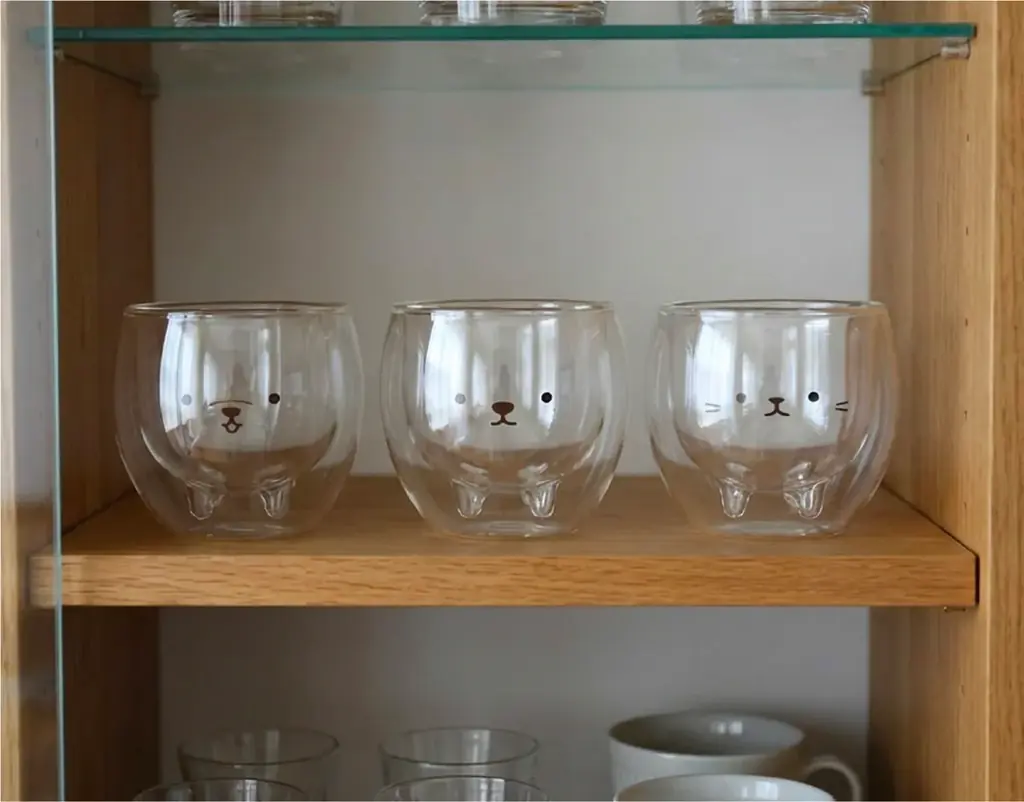 【新商品】飲み物の中にアニボールが！？かわいくて実用的な耐熱ガラスのダブルウォールグラスが登場 画像 5