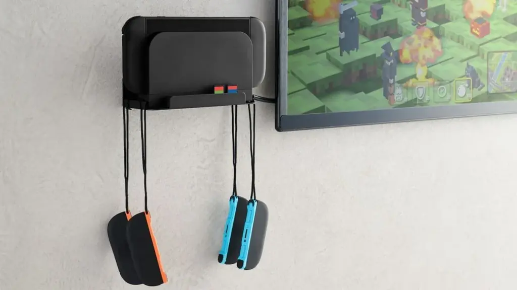 Nintendo Switch(TM)シリーズ対応！ゲーム機本体やその周辺機器をまとめて収納できる壁掛け収納スタンドを新発売 画像 2